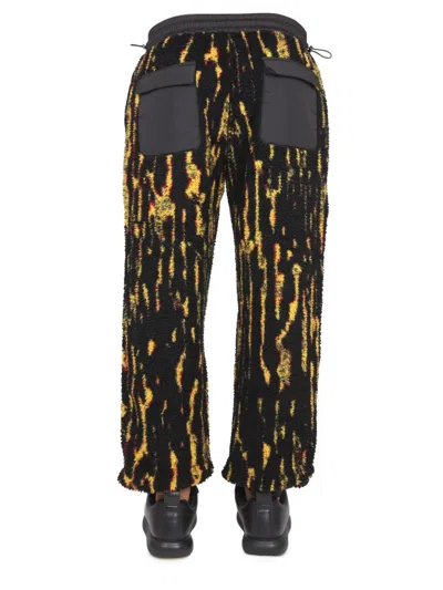Ambush Textured Fabric Drawstring Pants With Contrast Panels