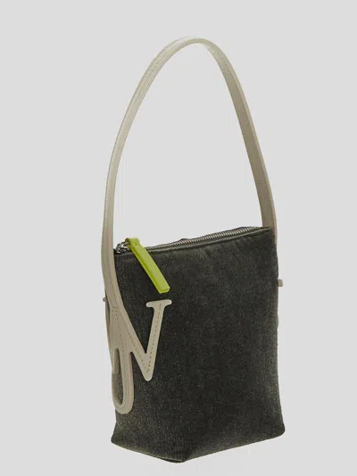 Jw Anderson Velvet Handbag In Brown