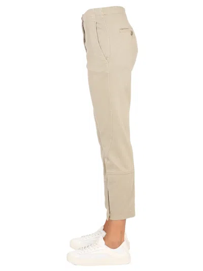 Aspesi Cropped Trousers With Pockets And Belt Loops