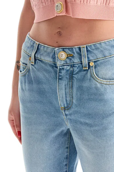 Balmain Flare Mid Rise Jeans With
