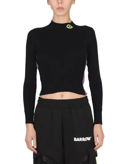 Barrow Logo Cropped Top Striped Bands