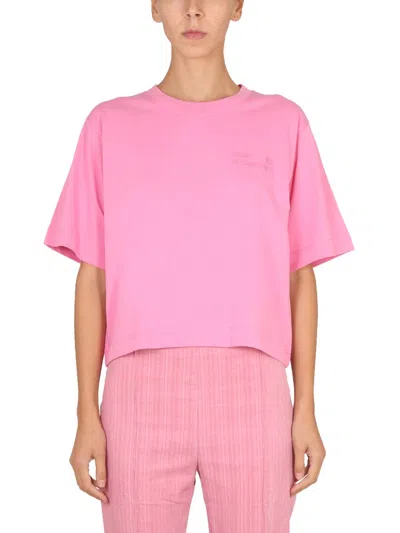 Baum Und Pferdgarten Jian Embroidered Organic Cotton Boxy Top