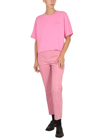 Baum Und Pferdgarten Jian Embroidered Organic Cotton Boxy Top