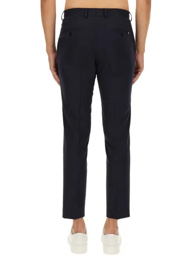 Hugo Boss Tailored Trousers With Belt Loops And Pockets