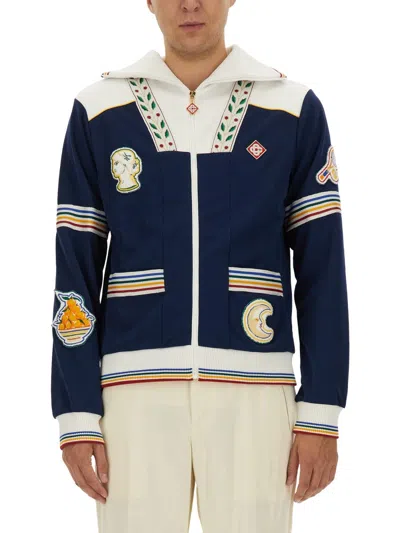 Casablanca Zip-up Sweatshirt