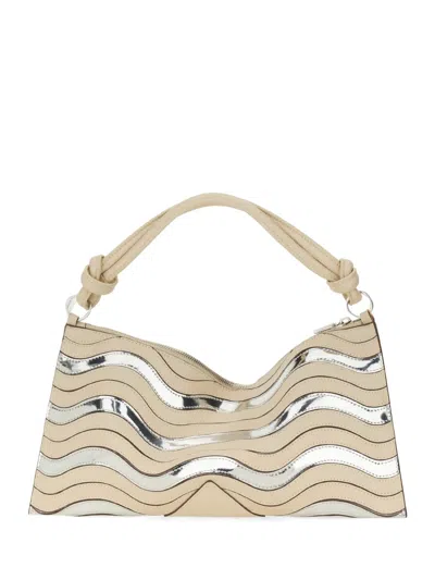 Cult Gaia Hera Mini Shoulder Bag In Off White