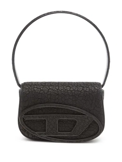 Diesel 1dr Leather Shoulder Bag With Dry Finish
