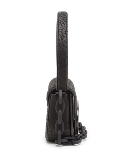 Diesel 1dr Leather Shoulder Bag With Dry Finish