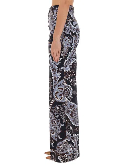 Etro Flared Jeans With Paisley Print