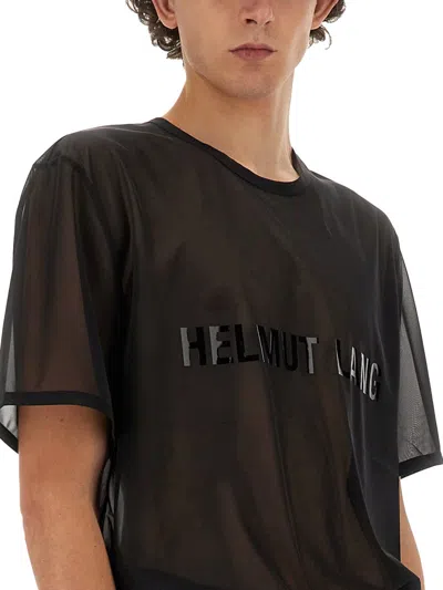 Helmut Lang Logo-print Sheer T-shirt