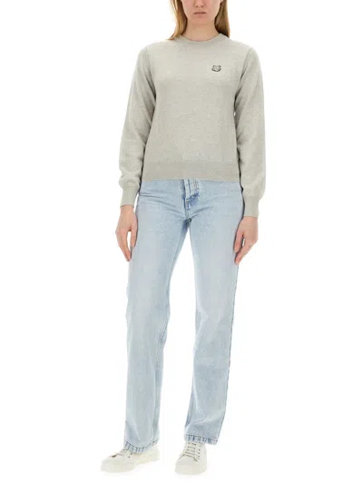 Shop Maison Kitsuné Fox Head Jersey