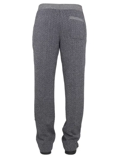 Missoni Textured Trousers In Gray