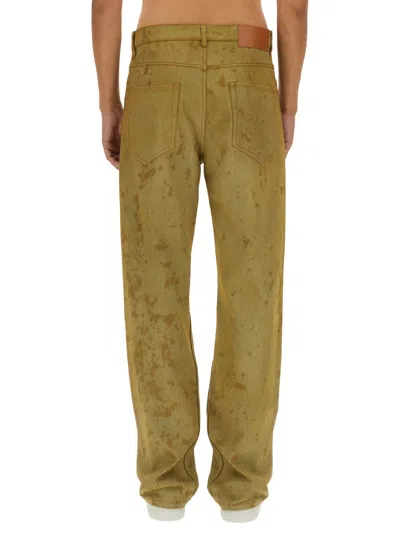 Msgm Distressed Denim Pants With Belt Loops