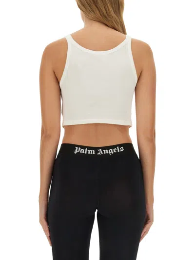 Palm Angels Logo-print Cotton Tank Top