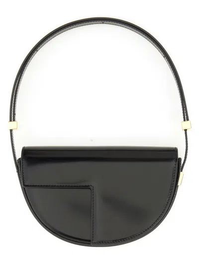 Patou Le Petit Calf Leather Shoulder Bag