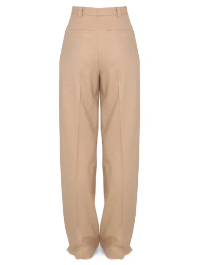 Red Valentino High-waisted Wide-leg Trousers Front Pleats