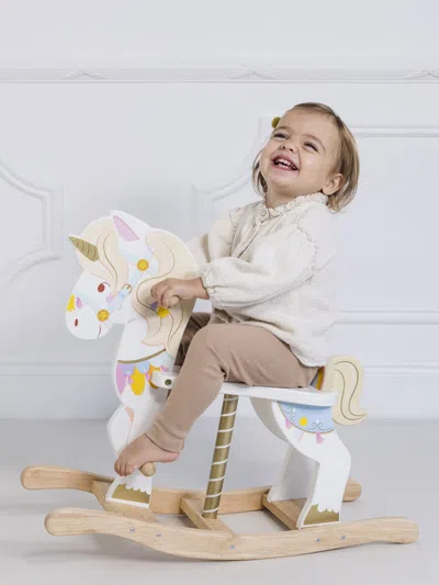 Le Toy Van Magical Rocking Unicorn Carousel (w:65cm D:23.5cm H:54.5cm) One Size Multicoloured In Multicoloured