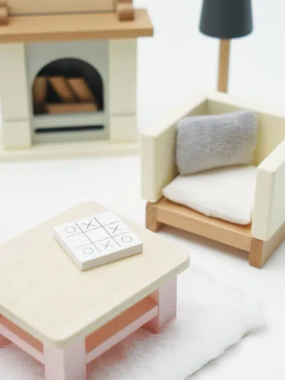 Le Toy Van Wooden Dolls House Living Room-19 Piece (10.5cm X 4cm X 15.2cm) One Size Multicoloured In Multicoloured