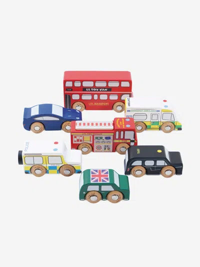 Le Toy Van London Toy Car Set-7 Piece (10 X 3 X 5cm) One Size Multicoloured In Multicoloured