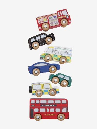 Le Toy Van London Toy Car Set-7 Piece (10 X 3 X 5cm) One Size Multicoloured In Multicoloured