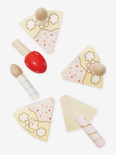 Le Toy Van Sliceable Birthday Cake & Candles-8 Piece (w:13 X D:13 X H:19cm) One Size Multicoloured B In Multicoloured