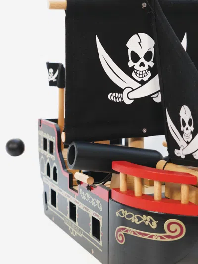 Le Toy Van Barbarossa Pirate Ship & Characters (50 X 19 X 48cm) One Size Black In Black