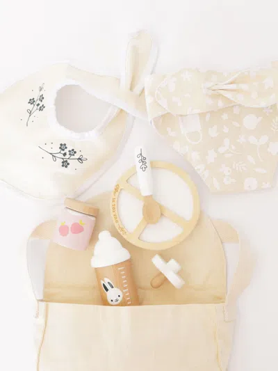 Le Toy Van Dolls Nursing Kit And Bag-8 Piece (30-35cm) One Size Ivory In Ivory
