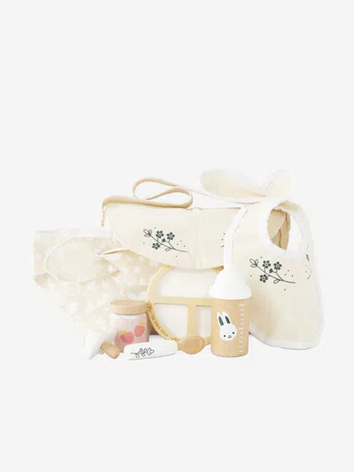 Le Toy Van Dolls Nursing Kit And Bag-8 Piece (30-35cm) One Size Ivory In Ivory