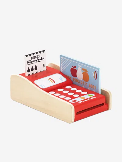 Le Toy Van Wooden Shop Card Machine (w:8cm D:13.4cm H:4cm) One Size Red In Red