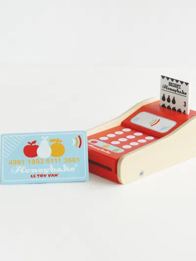 Le Toy Van Wooden Shop Card Machine (w:8cm D:13.4cm H:4cm) One Size Red In Red