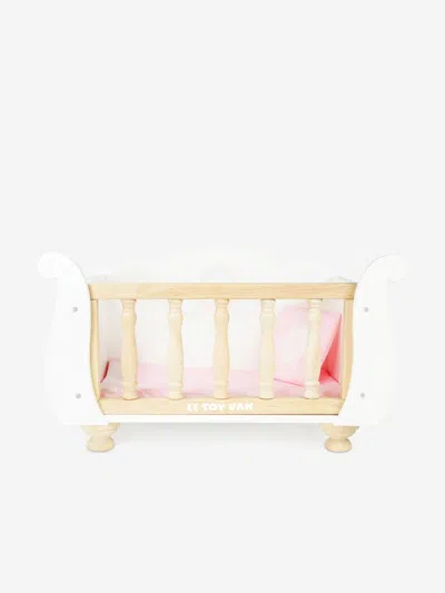 Le Toy Van Dolls Wooden Cot (w:416 D:236 H:243mm) One Size Ivory In Ivory