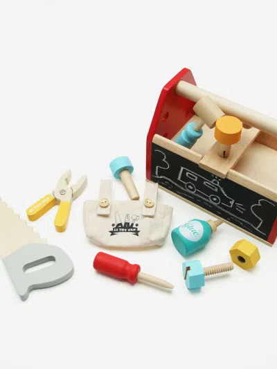Le Toy Van Tool Box & Wooden Tools-11 Accessories (w:216 D:135 H:155mm) One Size Multicoloured In Multicoloured