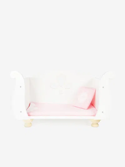 Le Toy Van Dolls Wooden Cot (w:416 D:236 H:243mm) One Size Ivory In Ivory