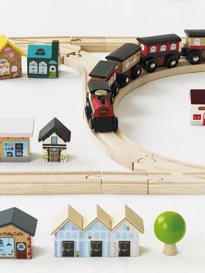 Le Toy Van London Train Set - 120 Pieces One Size Multicoloured By Childsplay Clothing In Multicoloured