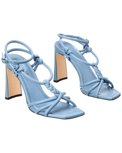 Jimmy Choo Calypso 95 Leather Sandal In Blue