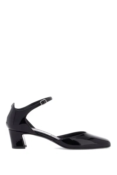 Jimmy Choo Pixie Mary Jane Block-heel Shoes In Black