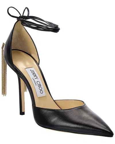 Jimmy Choo Eris 100 Leather Pump In Black