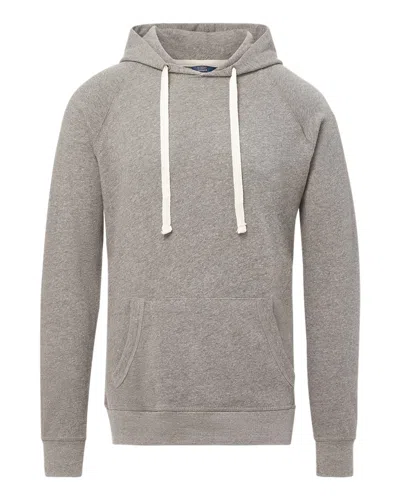 Mv Sport Heather Hooded Long Sleeve T-shirt In Grey
