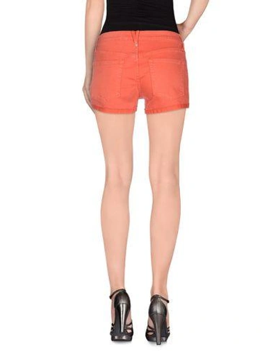 Shop Marc By Marc Jacobs Denim Shorts In Coral