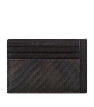 Burberry Smoke Check Leather Card Holder In Harrods