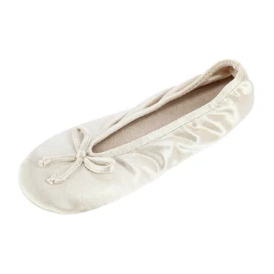 Isotoner Women's Satin Classic Ballerina Slippers In Multi