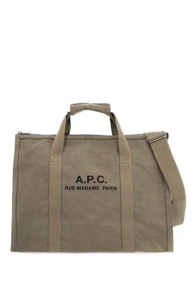 A.p.c. Travel Bag A. P.c. Men Color Green