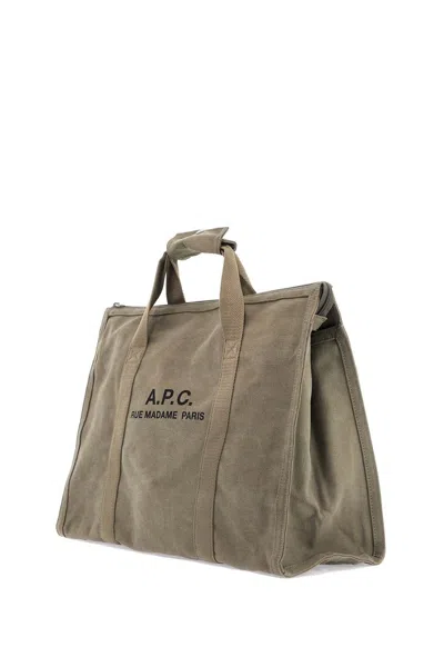 A.p.c. Travel Bag A. P.c. Men Color Green