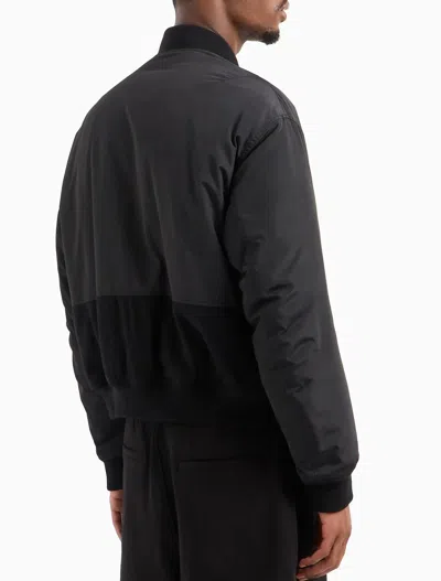 Armani Exchange Logo-patch Bomber Jacket
