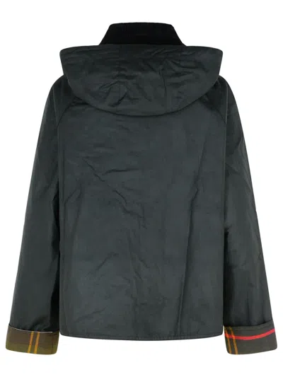 Barbour Reighton Spey Olive Green Waxed Cotton Jacket