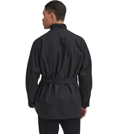 Barbour International Steve Mcqueen 60 Th Anniversary Wax Black Jacket