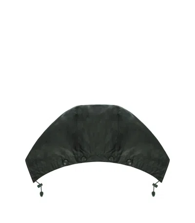 Barbour Waxed Cotton Sage Green Hood