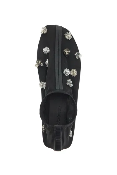 Christopher Esber Frosted Bead-embellished Mesh Flats