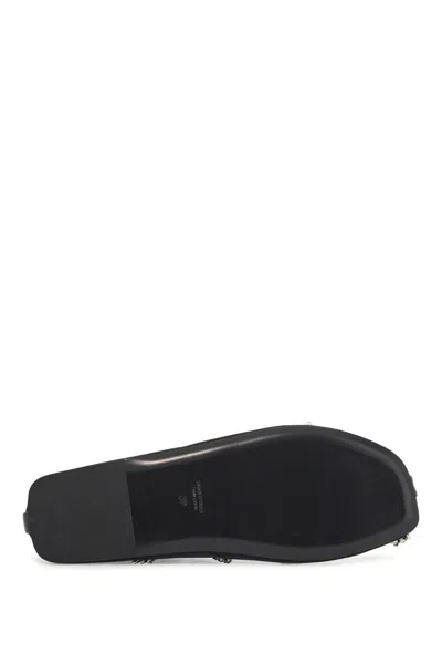 Christopher Esber Frosted Bead-embellished Mesh Flats