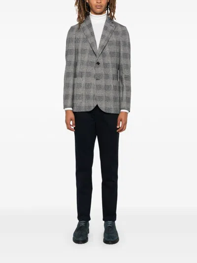 Circolo 1901 Single-breasted Checked Cotton Jacket